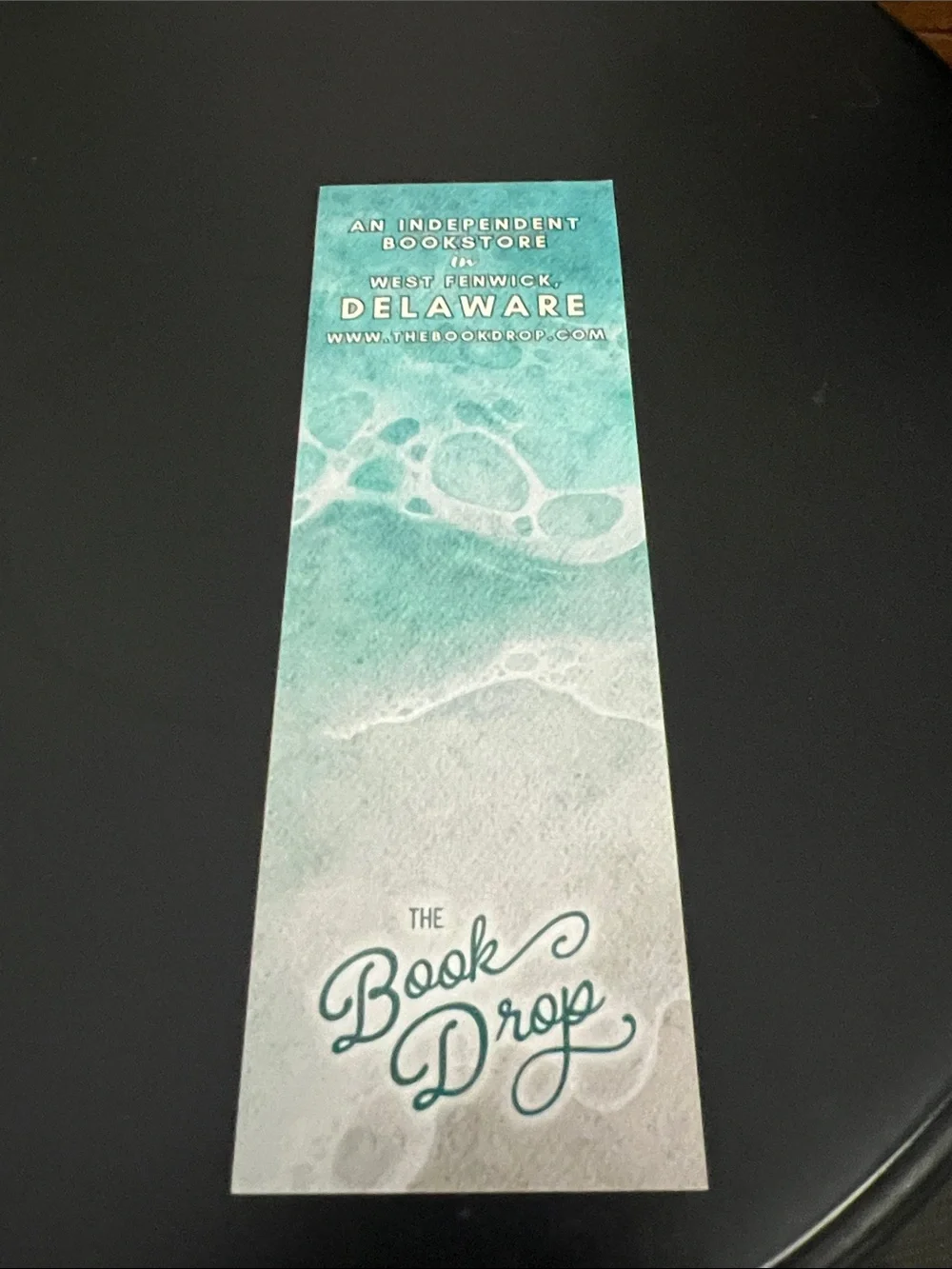 The Book Drop Bookmark - Coastal Seaside Watercolor Print Beach Houses